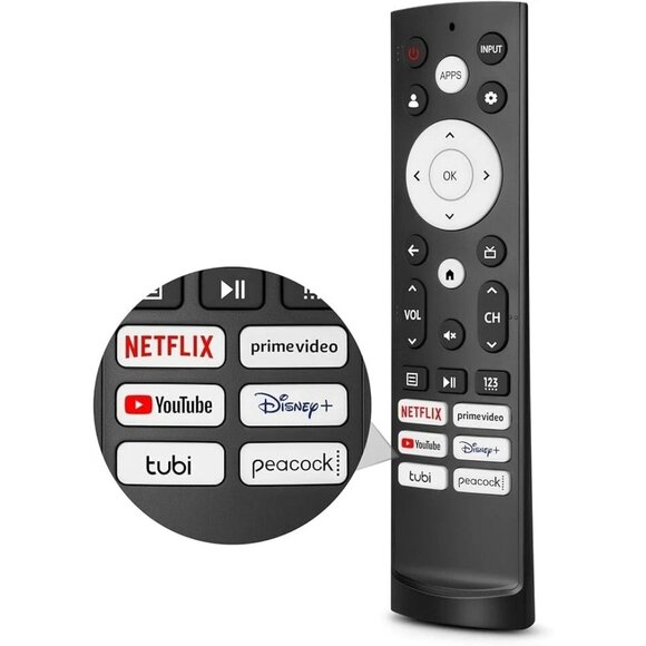 ERF3M90H Replacement IR Remote Control for Hisense Android TV (W/O Voice) NEW - Picture 1 of 2